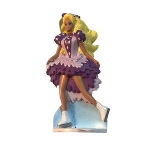 1991 Barbie Vintage McDonald's Happy Meal Toy Ice Skating Standing Figure